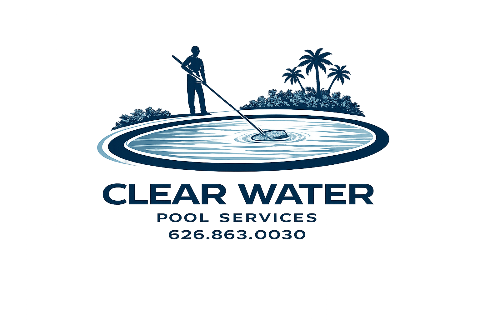 Clear Water Pool Services logo